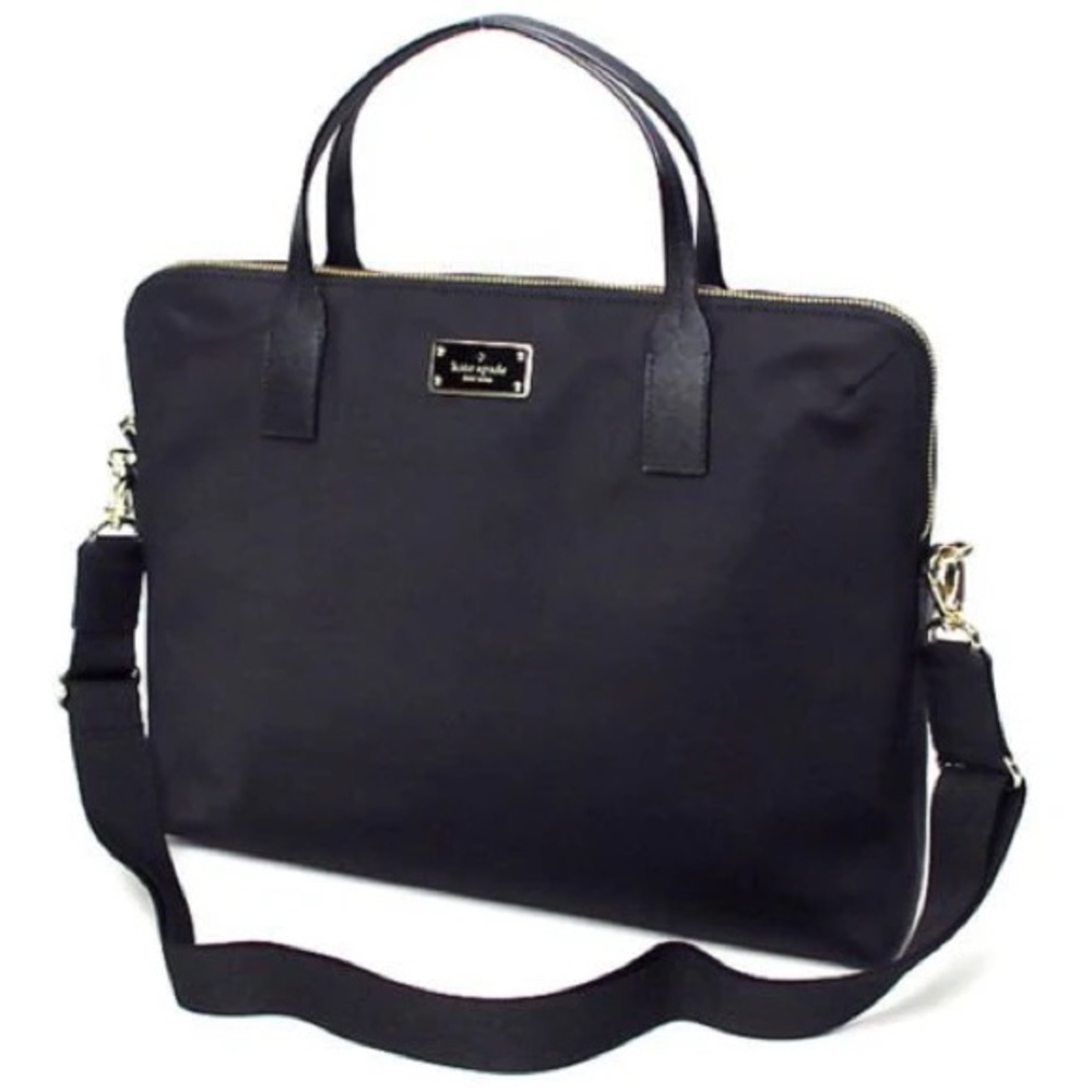 KATE SPADE Wilson Road Daveny Black Nylon Laptop Bag